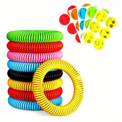 9Pack Mosquito Repellent Bracelets & 30 Pcs Patch Stickers