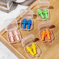 5pcs Christmas Tree Shaped Swimming Earplugs - Waterproof & Noise Reducing
