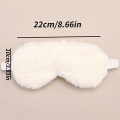 Solid Colour Eye Mask Polyester Breathable Soft Comfortable Travel Naps