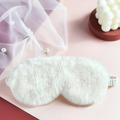 Solid Colour Eye Mask Polyester Breathable Soft Comfortable Travel Naps