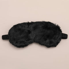 Solid Colour Eye Mask Polyester Breathable Soft Comfortable Travel Naps