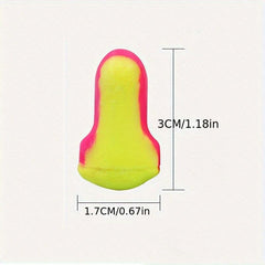 10 Pairs Disposable Soft Foam Earplugs Snore Proof Sleep Ear Protector