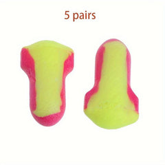 10 Pairs Disposable Soft Foam Earplugs Snore Proof Sleep Ear Protector