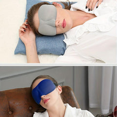 3D Sleep Facial Mask Eye Mask Sunshade Pad Rest Relax Assistant Eye Mask