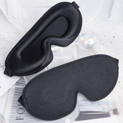 3D Contoured Cup Sleeping Mask Breathable Blocks Out Light