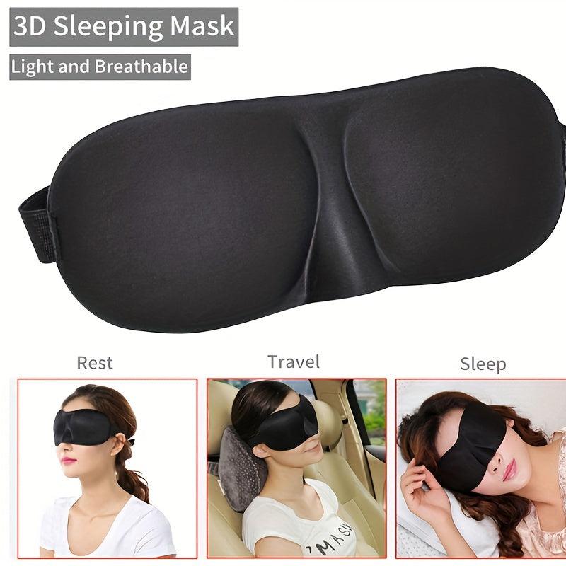 3D Sleep Mask Natural Sleeping Eye Mask Eyeshade Portable Blindfold Travel