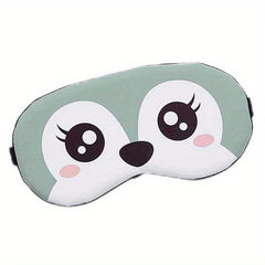 Blackout Sleep Eye Mask Polyester Cotton Elastic Band Eye Cover
