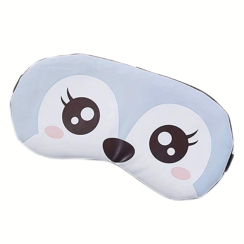 Blackout Sleep Eye Mask Polyester Cotton Elastic Band Eye Cover