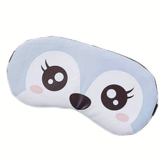 Blackout Sleep Eye Mask Polyester Cotton Elastic Band Eye Cover