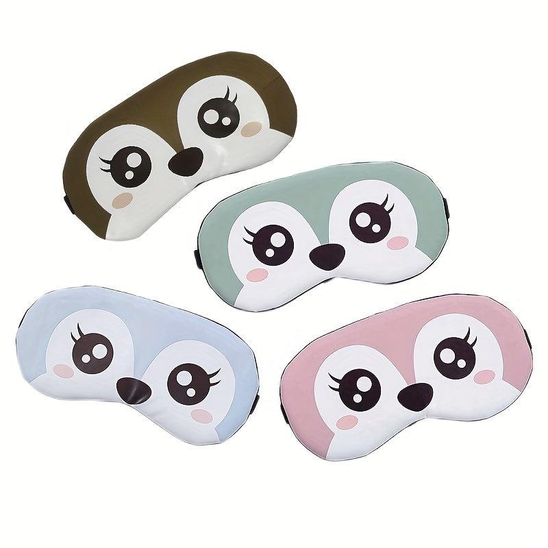 Blackout Sleep Eye Mask Polyester Cotton Elastic Band Eye Cover