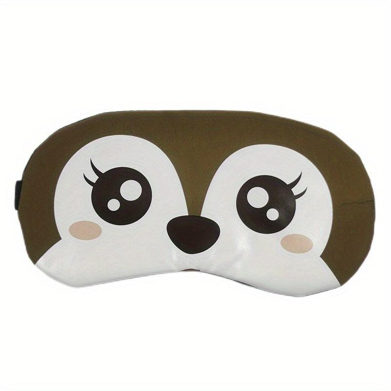 Blackout Sleep Eye Mask Polyester Cotton Elastic Band Eye Cover