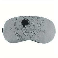 Cartoon Eye Mask Polycotton Blindfold for Travel Nap Meditation