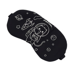 Cartoon Eye Mask Polycotton Blindfold for Travel Nap Meditation