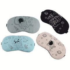 Cartoon Eye Mask Polycotton Blindfold for Travel Nap Meditation
