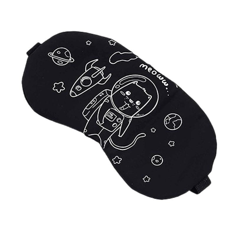Cartoon Eye Mask Polycotton Blindfold for Travel Nap Meditation