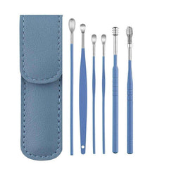 6pcs Ear Wax Removal Tool Set Stainless Steel Ear Cleaning Care
