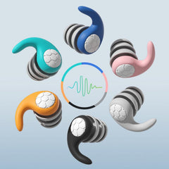 Noise Reduction Sleeping Ear Plugs Soft Waterproof Earplugs