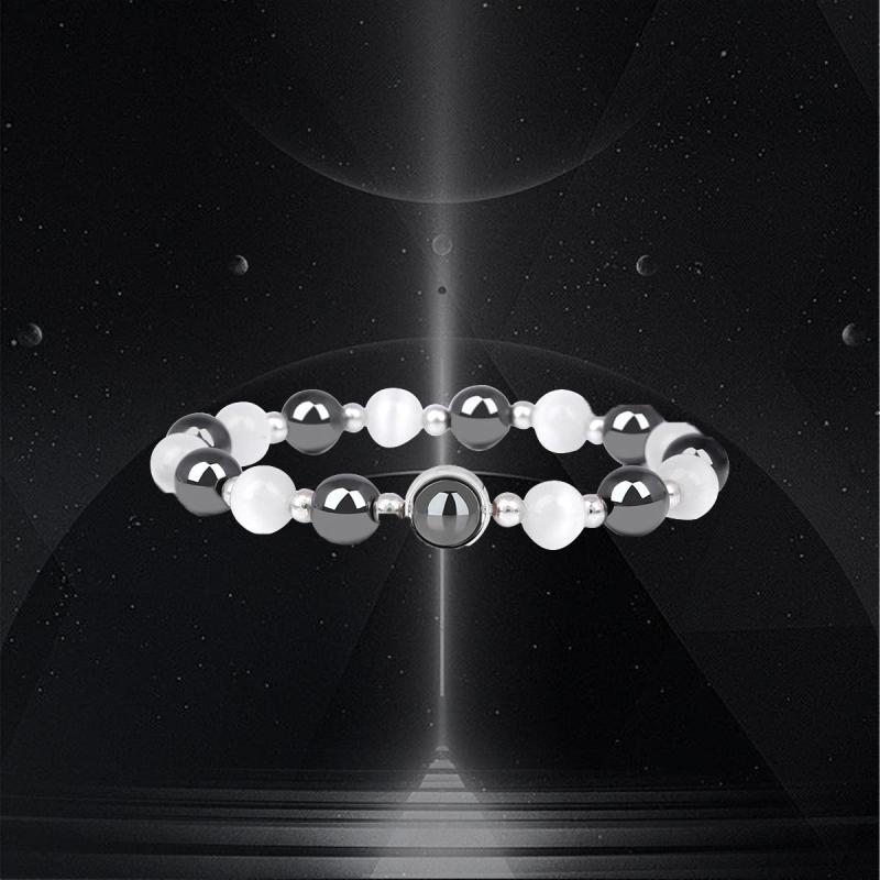 3pcs Gallstone Bracelet Beads Jewelry Men Women Holiday Birthday