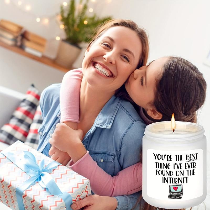 Scented Candles in Glass Jar Funny and Romantic Gift for Her or Him