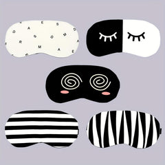 Print Sleeping Mask Blackout Funny Rest Easily Blackout Eye Mask