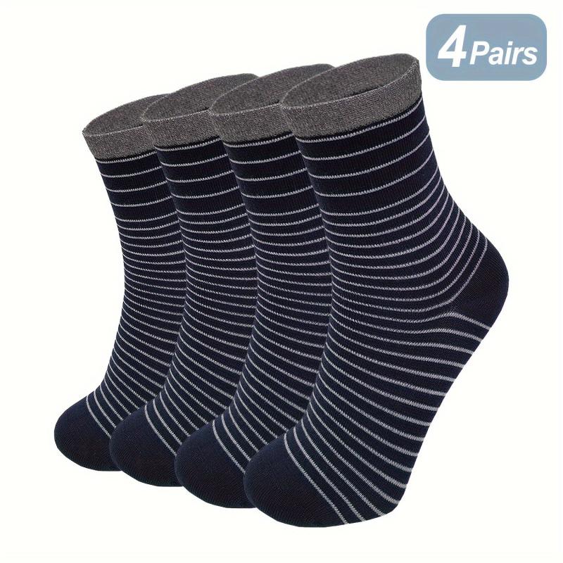 Bamboo Moisture Wicking Crew Dress Socks Soft Breathable Comfortable