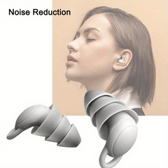 Silicone Ear Plugs Noise Reduction Sound Insulation Earplugs Sleeping Aid