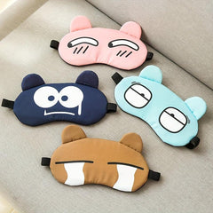 Cartoon Eye Mask Soft 3D Eye Mask for Sleeping Traveling Napping