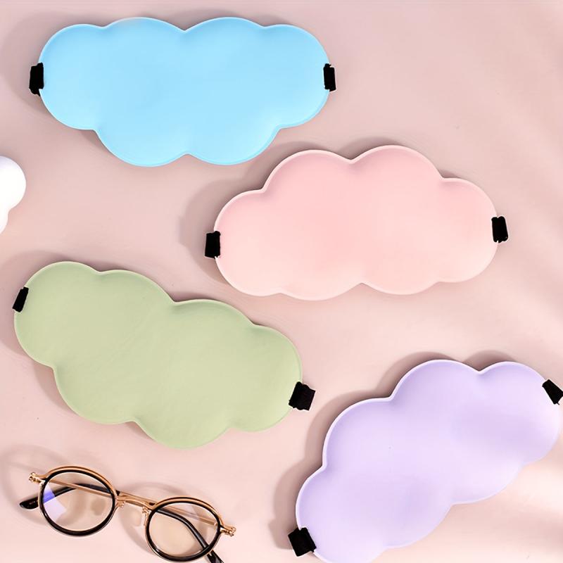3D Cloud Sleep Eye Mask Silk Ice Feel Comfortable Relax Fatigue