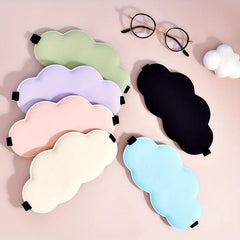 3D Cloud Sleep Eye Mask Silk Ice Feel Comfortable Relax Fatigue