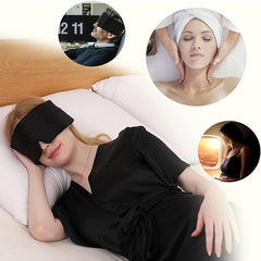 Silk Eye Mask And Ear Plugs Set Pressure Reducing Blackout Eye Mask