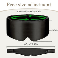 Silk Eye Mask And Ear Plugs Set Pressure Reducing Blackout Eye Mask