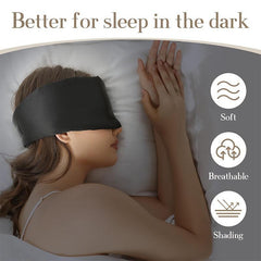 Silk Eye Mask And Ear Plugs Set Pressure Reducing Blackout Eye Mask