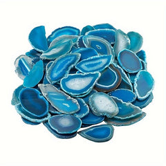 7pcs Natural Agate Light Watch Stones for Home Decoration and Jewelry Making