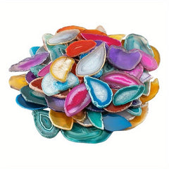 7pcs Natural Agate Light Watch Stones for Home Decoration and Jewelry Making