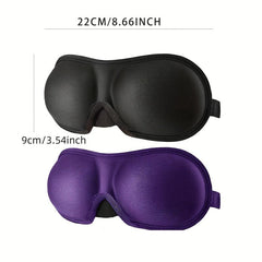 2pcs 3D Eye Nest Sleep Mask - Travel Office Sleeping Plane Gift