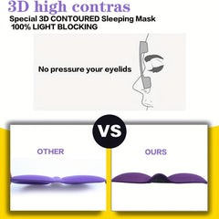 2pcs 3D Eye Nest Sleep Mask - Travel Office Sleeping Plane Gift
