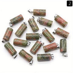 Natural Crystal Stone Pendant for DIY Earrings & Necklaces