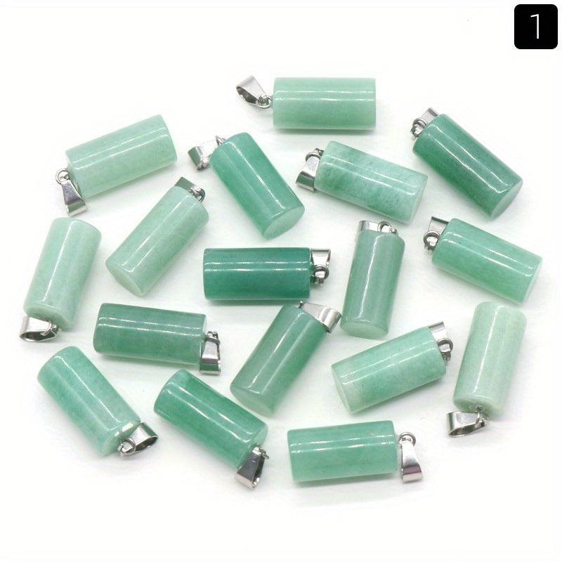 Natural Crystal Stone Pendant for DIY Earrings & Necklaces