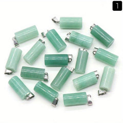 Natural Crystal Stone Pendant for DIY Earrings & Necklaces