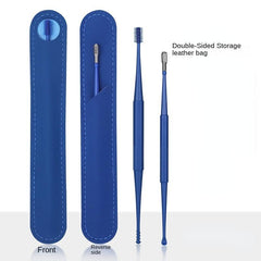 2 Pack Earpick Double headed Spiral Silicone Ear Picking Spoon Set