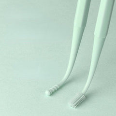 2 Pack Earpick Double headed Spiral Silicone Ear Picking Spoon Set