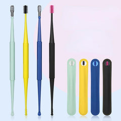 2 Pack Earpick Double headed Spiral Silicone Ear Picking Spoon Set