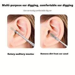 Stainless Steel Double Head Spring Ear Scoop