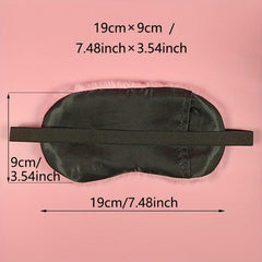 Plush Sleep Eye Mask Breathable for Travel Office Car Plane Gift