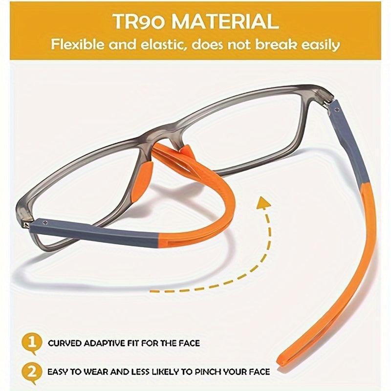 TR90 Sport Reading Glasses Hyperopia Optical Eyewear Diopters To 4 0