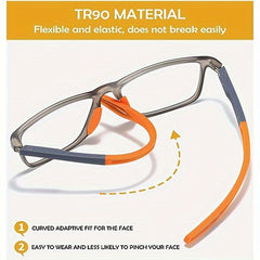 TR90 Sport Reading Glasses Hyperopia Optical Eyewear Diopters To 4 0