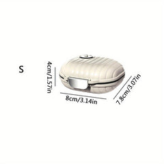 Portable 7-Day Pill Box Travel Organizer