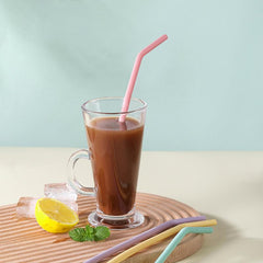 4pcs Reusable Silicone Straws BPA Free