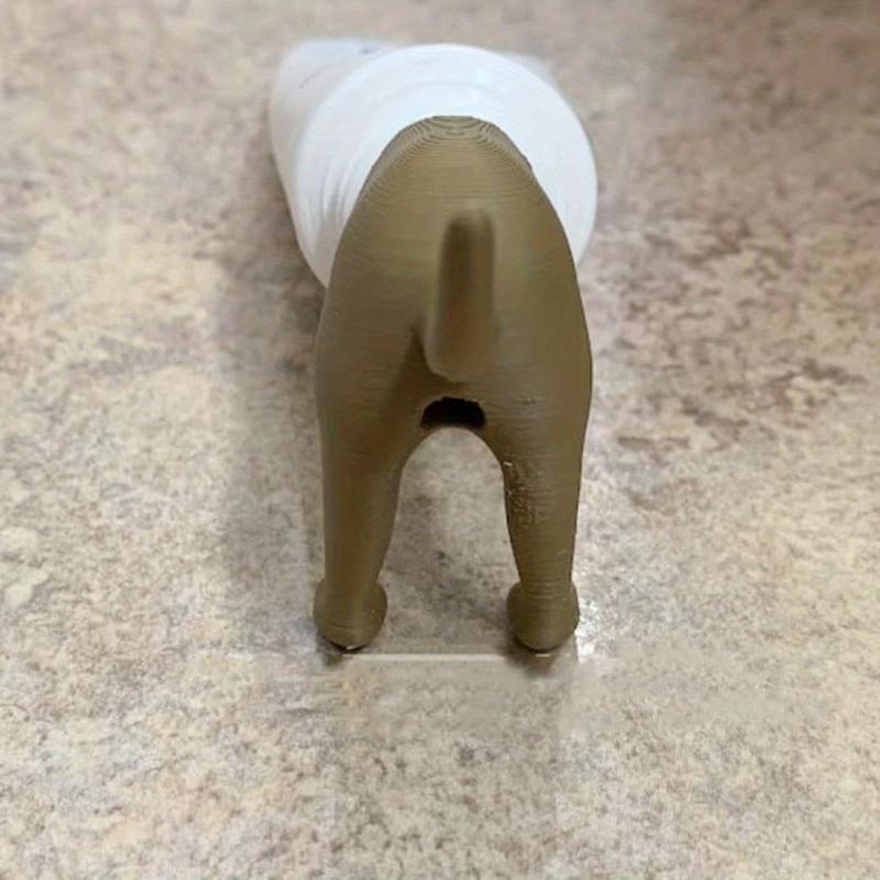 Dog Butt Toothpaste Caps - Dispenser for Pranking and Squeezing Toothpaste
