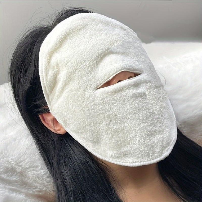 Hot Compress Face Towel Mask Reusable Facial Steamer Towel for Skin Care